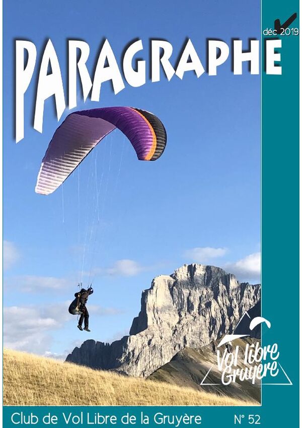 Couverture du Paragraphe, décembre 2019